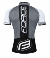 dres FORCE TEAM18 krátký rukáv, černo-bílý