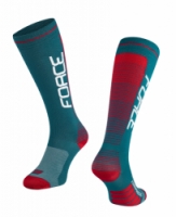 ponožky F COMPRESS, petrolejovo-červené L-XL/42-47