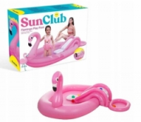 bazén dětský se skluzavkou plameňák