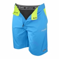 kraťasy F BLADE MTB s odnímatelnou vložkou,modré, vel L