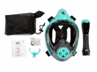 maska celoobličejová ACRA tyrkysová S/M