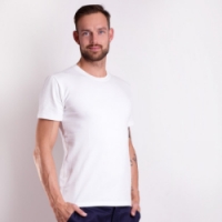 triko krátké pánské Progress ORIGINAL BAMBUS bílé