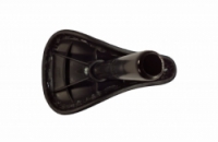 sedlo dětské DDK D1208 SPORT 36 černo-bílo-červené + sedlovka