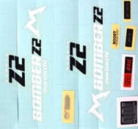 NÁLEPKY MARZOCCHI NA VIDLICI BOMBER Z2 SADA