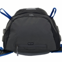 batoh ALPINE PRO SEDE 35L černý s pláštěnkou