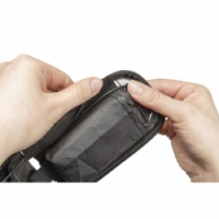 brašna M-WAVE přední na mobil s reproduktorem černá