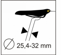 nosič Sport Arsenal 262 na sedlovku Al s bočnicemi černý