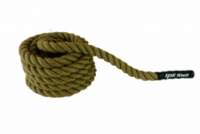 posilovací lano Acra 9mx38mm přírodní