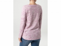 triko dlouhé dámské LOAP BERUNA růžové žíhané