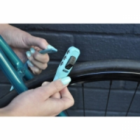 zámek Hiplok tie lock kódový 43cm tyrkys