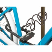 zámek M-Wave 165x247mm černý s lanem