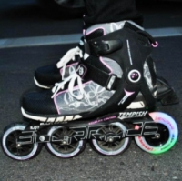 kolečka Tempish FLASHING 84x24mm 85A 2ks bílé