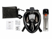 šnorchlovací maska celoobličejová ACRA černá S/M