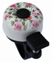 zvonek Baby smalt potisk růže