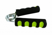 posilovač prstů pěnový Acra s pružinou černo/zelený