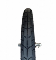 kolo zapletené obuté 12" 203-21 přední 16 děr stříbrné Remerx/Ralson silniční