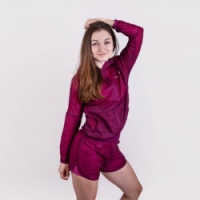 kalhoty krátké dámské Progress OXI SHORTS višňové