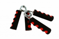 posilovač prstů pěnový Acra s pružinou černo/červený