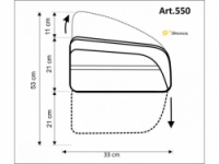 set Sport Arsenal 550 S3 nosič + brašna