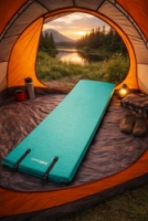 matrace samonafukovací Kubisport 2,5cm tyrkysová