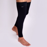 návleky na nohy Progress LEG SLEEVES černé