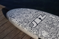 paddleboard Jbay Zone FRA artistic limited edition 320x81x15, 145 kg