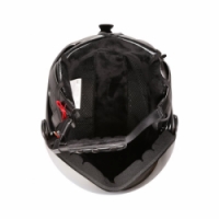 přilba lyžařská ALPINE PRO ZEWEDE se štítem šedá