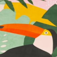 podložka Spokey HOME JUNGLE semišová