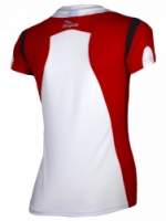 triko krátké dámské Rogelli EABEL bílo/červené