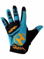 rukavice HAVEN DEMO LONG modro/oranžové