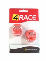blikačka přední+zadní 4RACE LS03 silicon červené