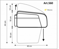 brašna Sport Arsenal 560 LFS nosičová univerzální s adaptérem