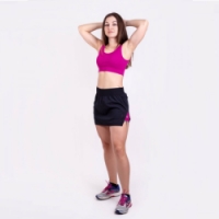 sukně dámská Progress CARRERA SKIRT 2v1 černá/višňová