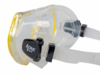 šnorchlovací set 3v1 ACRA žlutý 36-41