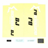 NÁLEPKY MARZOCCHI NA VIDLICI BOMBER Z1/DJ SADA