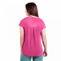 triko krátké dámské Progress TECHNICA višňový melír