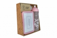 set R&B box a lahev FRESH 2v1 růžová 700ml