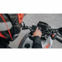 obal na mobil TOPEAK Ridecase pro iPhone 15 černo/šedý