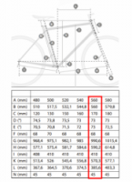 rám silniční carbon pro Shimano DI2 - 56cm