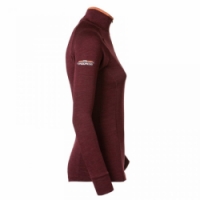 triko dlouhé dámské Progress TRZZ rolák švestkové/meruňkové