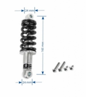 tlumič pružinový M-WAVE 165mm 650lbs