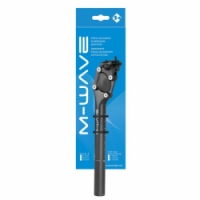 sedlovka 31.6 x 350mm M-Wave odpružená Al černá