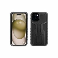 obal na mobil TOPEAK Ridecase pro iPhone 15 černo/šedý