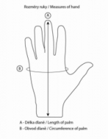 rukavice HAVEN DEMO LONG černo/modré