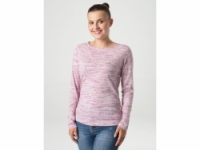 triko dlouhé dámské LOAP BENEDA růžové žíhané