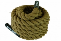 posilovací lano Acra 9mx38mm přírodní