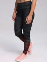 legíny dlouhé dámské LOAP MIRONE šedé/červené