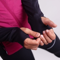 bunda dámská Progress FANTOMA JKT vínová/černá