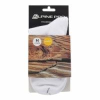 ponožky dlouhé unisex ALPINE PRO 2ULIANO bílé 2páry