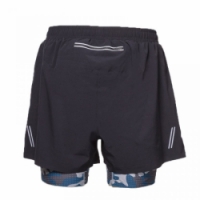 kalhoty krátké pánské Progress ARRANT 2v1 černé